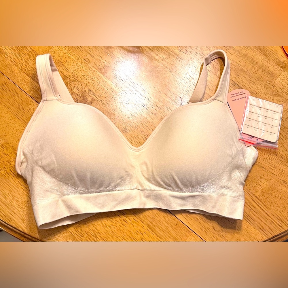 Shapermint Essentials Beige Sweetheart Wireless Contour Bra XL